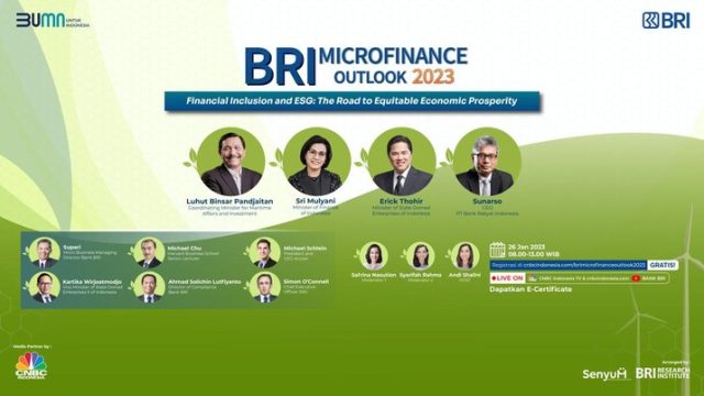 foto bri microfinance outlook 2023 cnbc indonesia