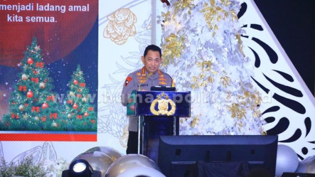 Perayaan Natal Mabes Polri 2023 Dihadiri Kapolri