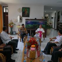 Tokoh agama dan Forkopimda dikunjungi Kapolda Sulawesi Utara (Sulut) Irjen Pol Yudhiawan, Selasa (9/1/2024).