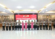 Empat PJU dan Satu Kapolres Disertijabkan Kapolda Irjen Pol Yudhiawan   di aula Tribrata Polda Sulut, yang dihadiri oleh Wakapolda Sulut Irjen Pol Jan de Fretes, para PJU Polda, Kapolresta dan para Kapolres jajaran, Bhayangkari serta perwakilan personel Polri, Senin (15/1/2024).