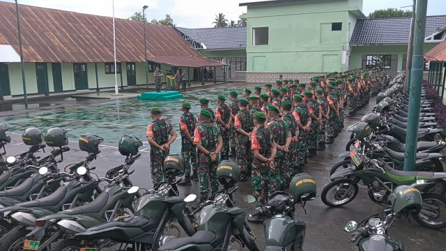 Danrem 131/Santiago pimpin apel Gelar pasukan Kodim 1301/Sangihe