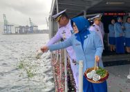 Tabur, dalam rangka memperingati Hari Dharma Samudera tahun 2024 yang bertemakan "Kobarkan Semangat Prajurit Jalasena yang Tangguh Profesional dan Modern ".