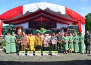 Markas Kodim 1305/BT di Jl. Magamu, Kelurahan Tuweley, Kecamatan Baolan Kabupaten Tolitoli Sulawesi Tengah. didatangi Pangdam XIII/Merdeka Mayjen TNI Legowo W.R. Jatmiko , S.I.P., M.M beserta ibu Ketua Persit dan rombongan, Sabtu (20/1/2024).