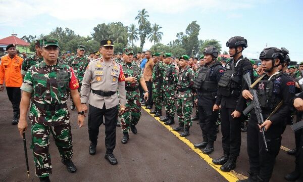Sebanyak 1.635 Personel Polri Bersama TNI Siap Amankan Kunjungan Kunker Jokowi di Sulut