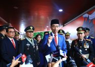 Pemilu Berjalan Damai, Presiden Sampaikan Terima Kasih Kepada TNI-Polri