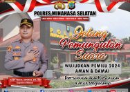 Kapolres Minsel Mengajak Warga Jaga Persatuan dan Kesatuan Jelang Pencoblosan Pemilu