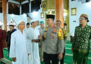 Silaturahmi di Masjid Kyai Modjo Kampung Jawa Tondano, Kapolda Ajak Jamaah Jaga Toleransi dan Kerukunan.