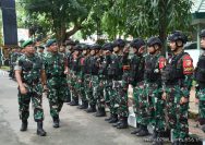 Kesiapan Satgas Ops 715/Motuliato Dipastikan Pangdam XIII/Mdk