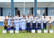 Jelang Hari Raya Idul Fitri 1445 H, Danlanudsri Bagikan Bingkisan Lebaran