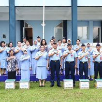 Jelang Hari Raya Idul Fitri 1445 H, Danlanudsri Bagikan Bingkisan Lebaran