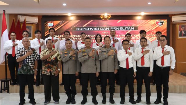 Kapuslitbang Polri Pimpin Supervisi dan Penelitian Terkait Polisi Siber di Polda Sulut
