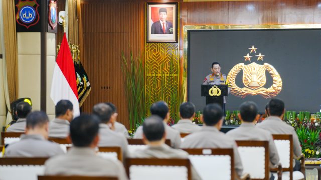 Rakernis Gabungan 5 Divisi Satker Polri Dibuka Kapolri