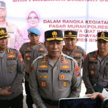 Kunjungan Kerja ke Bitung, Kapolda Bertatap Muka dengan Personel dan Tinjau Pasar Murah di Aspol Pinokalan