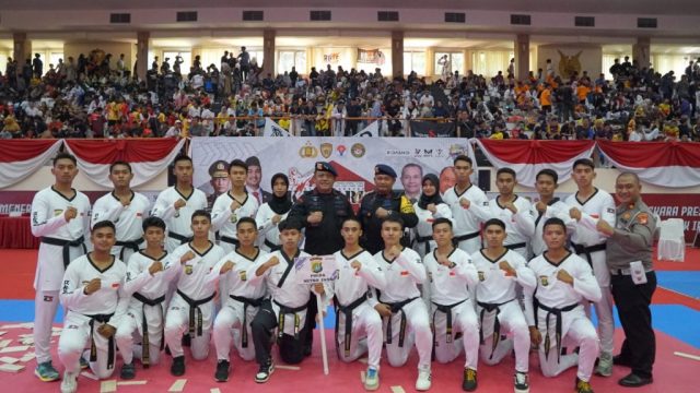 Dankorbrimob Buka Kejurnas Taekwondo Kapolri Cup Ke-5 Tahun 2024