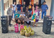 7 Orang Tersangka Kasus Pencurian Diamankan Tim Resmob Polres Minsel