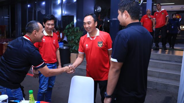 Nobar semifinal Piala Asia U-23 antara Timnas Indonesia U-23 melawan Timnas Uzbekistan U-23 pada hari ini, Senin (29/4/2024) digelar Divisi Humas Polri.