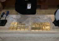 Direktorat Reskrimsus Polda Sulawesi Utara menggagalkan pengiriman 10 kg emas diduga hasil pertambangan emas tanpa izin (PETI) di wilayah hukum Polda Sulut.
