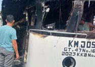 Personel Sat Pol Airud Polresta Manado berhasil mengamankan dan mengolah tempat kejadian perkara (TKP) terkait kebakaran kapal pajeko KM. Josh 02 di dermaga Tumumpa.