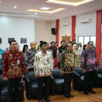 Menteri Hukum dan Hak Asasi Manusia Republik Indonesia Yasonna H. Laoly melantik Pimpinan Tinggi dan Pejabat Fungsional Ahli Utama di Lingkungan Kementerian Hukum dan HAM, Jumat (05/04).