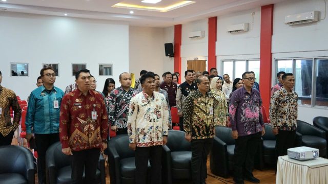 Menteri Hukum dan Hak Asasi Manusia Republik Indonesia Yasonna H. Laoly melantik Pimpinan Tinggi dan Pejabat Fungsional Ahli Utama di Lingkungan Kementerian Hukum dan HAM, Jumat (05/04).