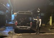 Sat Samapata Polresta Manado melakukan patroli mobile di sekitar wilayah Kelurahan Banjer LK IV dan V, VI Kecamatan Tikala.