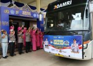 Rombongan Mudik Gratis Lebaran 1445 H Dilepas Kapolda Sulut