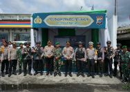 Kapolda dan PJU Sambangi 5 Pos Pengamanan Hari Raya di Kota Manado