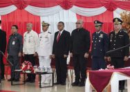 Kadispotdirga Lanudsri Hadiri Upacara Pelantikan Pejabat Bupati Kepulauan Sangihe