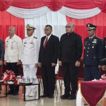 Kadispotdirga Lanudsri Hadiri Upacara Pelantikan Pejabat Bupati Kepulauan Sangihe