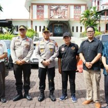 Polda Sulawesi Utara dan jajaran menggelar pengamanan ibadah Kenaikan Yesus Kristus, yang dilaksanakan di gereja-gereja, Kamis (9/5/2024).