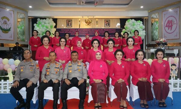 Kapolda Sulut Sampaikan ini di Peringatan HUT ke-44 Yayasan Kemala Bhayangkari