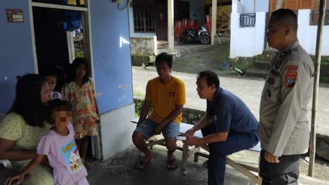 Polsek Bunaken Pertemukan Anak Yang Hilang dengan Orang tuanya di Molas