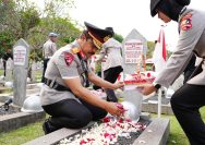 Jajaran Mabes Polri Ziarah ke TMP Kalibata, Jelang HUT Bhayangkara ke 78