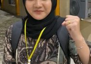 Senyum Semangat Nur Fatia Azzahra  saat namanya masuk dalam daftar calon siswa Bintara Polri Tahun 2024, yang dinyatakan lulus dalam sidang menuju pemeriksaan kesehatan (rikkes) tahap II.