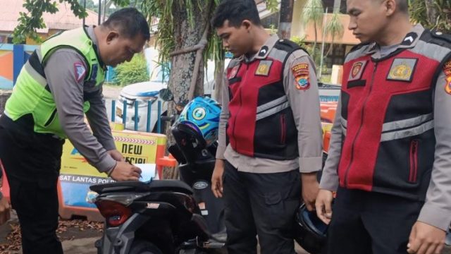 Patroli Rayon Berhasil Amankan Kendaraan Tanpa TNKB
