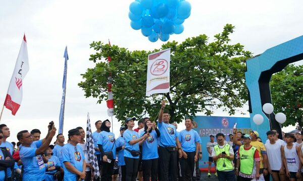 Event Kapolda Sulut Run 5K dan 10K Diikuti Ribuan Peserta