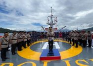 Sambut Hari Bhayangkara ke-78 pada 1 Juli 2024 mendatang, Polda Sulawesi Utara (Sulut) melaksanakan upacara ziarah rombongan dan tabur bunga di laut. Upacara dipimpin langsung oleh Kapolda Sulut Irjen Pol Yudhiawan, Kamis (27/6).