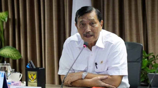 Menko Marves, Menteri Koordinator Bidang Kemaritiman dan Investasi Luhut Binsar Panjaitan