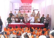 Kapolres Metro Jakarta Pusat, Kombes Pol Susatyo Purnomo Condro, mengumumkan hasil Operasi Nila Jaya yang telah digelar selama dua minggu.