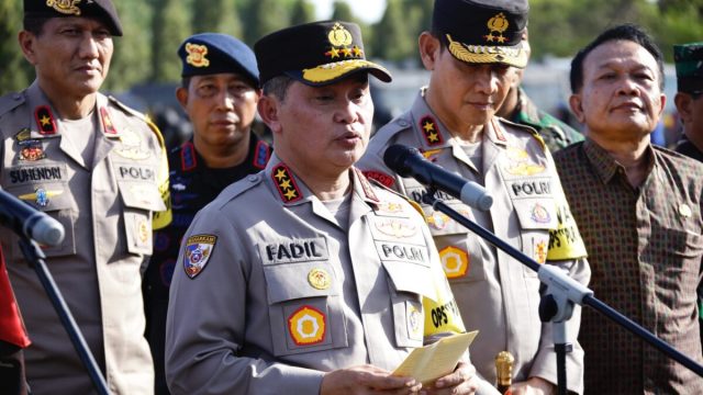 Amankan, TNI-Polri menggelar apel gelar pasukan gabungan dalam rangka pengamanan Konfrensi Tingkat Tinggi (KTT) Indonesia Africa Forum (IAF) ke-2 dan High Level Forum on Multi Stekholders Pertnership (HLF MSP) tahun 2024 yang digelar pada 1-3 September 2024 di Bali.