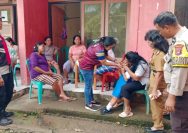 Polsek Wori turut serta dalam pengamanan kegiatan Pekan Imunisasi Nasional (PIN) Polio yang dilaksanakan di Kantor Hukum Tua Desa Ponto, Kecamatan Wori.