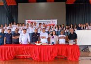 Pelatihan Jurnalistik kepada ratusan siswa SMA dan SMK se-Kabupaten Minut di JG Center Minut, Kamis (15/8/2024) sukses digelar.