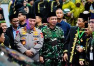 Kapolri Jenderal Polisi Drs. Listyo Sigit Prabowo bersama Panglima TNI Jenderal Agus Subiyanto mendampingi Presiden Joko Widodo (Jokowi) membuka Musabaqah Tilawatil Qur’an Nasional (MTQN) ke XXX Tahun 2024.