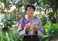 Siswi Disabilitas Sekolah Polisi Wanita Lemdiklat Polri