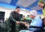 Syukuran Peringatan Hari Ulang Tahun (HUT) Ke-65 Pelopor mengusung tema “Dengan Skill, Spirit Dan Stamina Pelopor Kami Siap Melakukan Yang Terbaik Untuk NKRI Guna Menyongsong Indonesia Emas 2045” yang berlangsung di Mako Pasukan Pelopor Korbrimob Polri Kelapadua, Cimanggis, Kota Depok. Sabtu (14/9/2024).