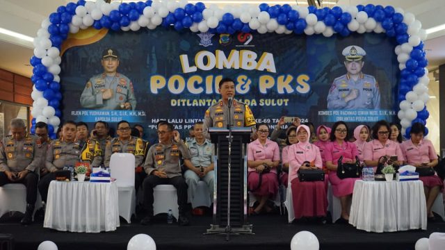 Lomba Polisi Cilik dan Patroli Keamanan Sekolah oleh Ditlantas Polda Sulut