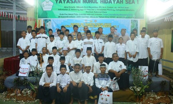 Direktorat Samapta Polda Sulut menggelar bakti sosial (baksos) di Panti Asuhan Asy-Syafiq Yayasan Nurul Hidayah, Sea Satu, Sabtu (19/10/2024).