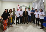 Dewan Pimpinan Wilayah Majelis Umat Kristen Indonesia Provinsi Sulawesi Utara (DPW MUKI SULUT) melakukan audensi dengan Rektor Universitas Nusantara (UN) Manado, di ruang Rektor , Selasa (22/10/2024)