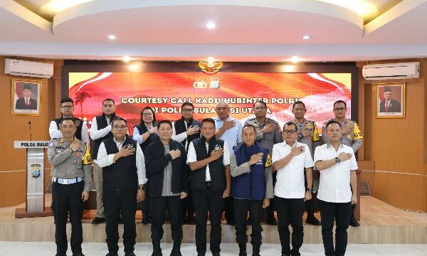 Kadiv Hubinter Polri bertemu Kapolda Sulut
