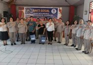 PNS Polda Sulawesi Utara dan jajaran yang tergabung dalam Korpri Polri Polda Sulut melaksanakan bakti sosial dan bakti kesehatan di Panti Sosial Senja Cerah Manado, Rabu (6/11/2024).